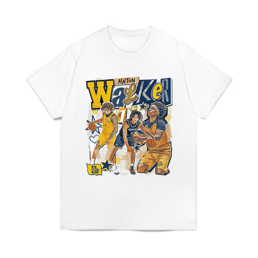 La Salle - NCAA Men's Basketball : Ashton Walker - Collage Comfort Colors T-Shirt-0
