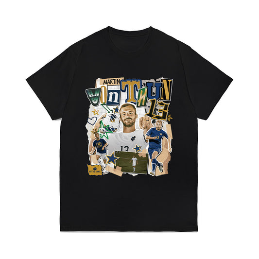 Notre Dame - NCAA Men's Soccer : Martin von Thun - Collage Comfort Colors T-Shirt-0