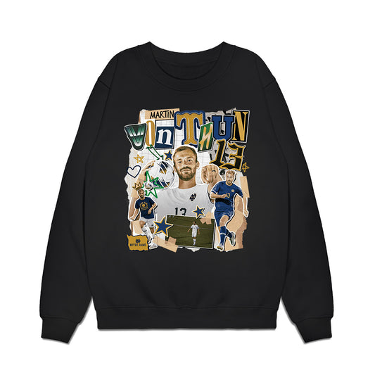 Notre Dame - NCAA Men's Soccer : Martin von Thun - Collage Premium Crewneck Sweatshirt-0