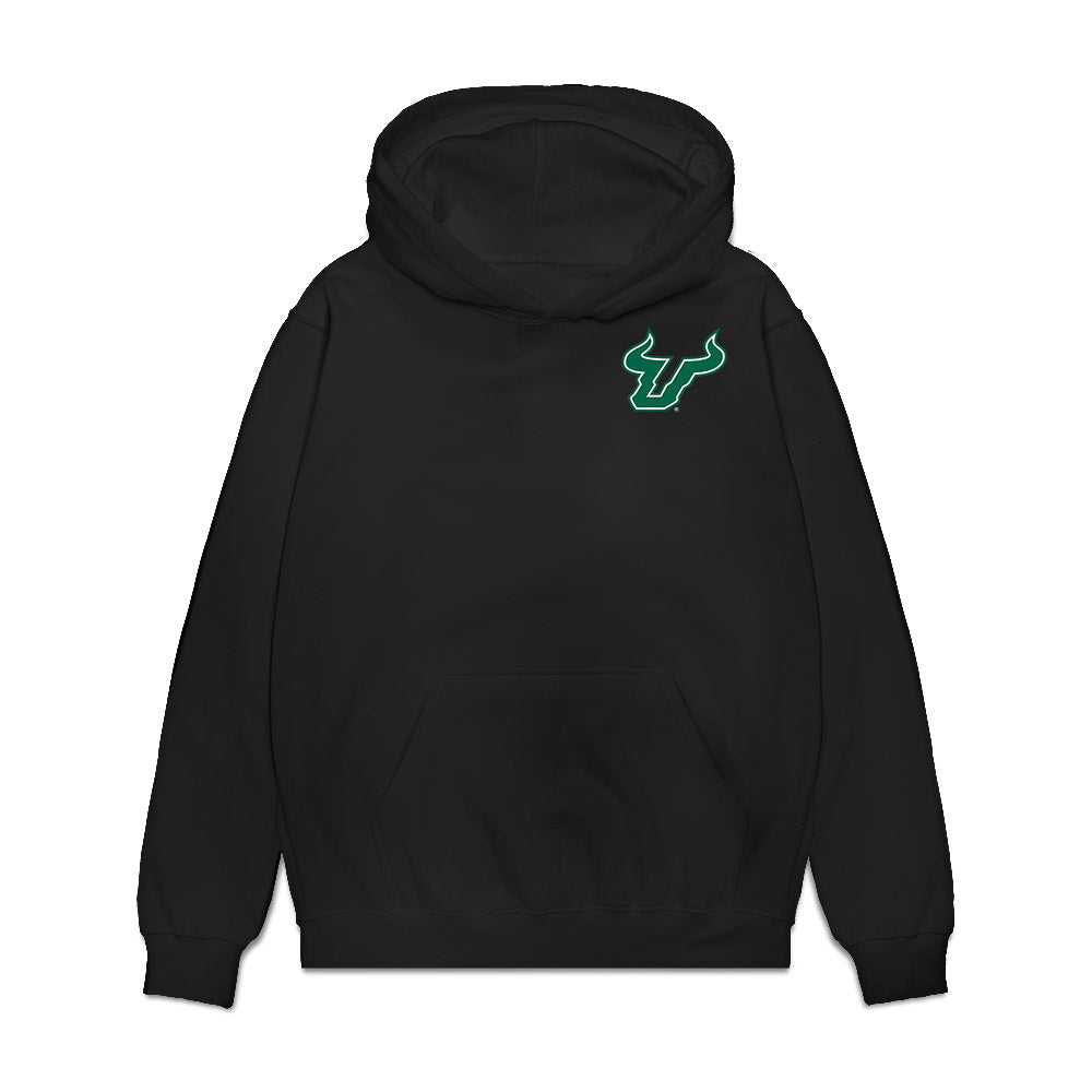 USF - NCAA Women's Volleyball : Laila Ivey - Collage Premium Hooded Sweatshirt-0