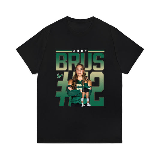 USF - NCAA Women's Volleyball : Addy Brus - Collage Comfort Colors T-Shirt-0