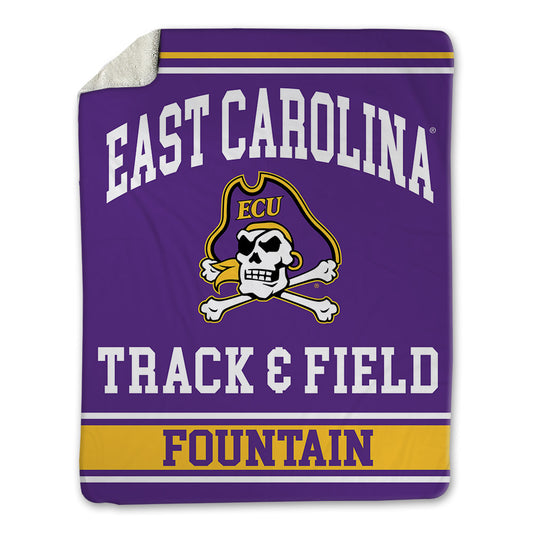 East Carolina - NCAA Men's Track & Field : Rashun Fountain - Blanket-0