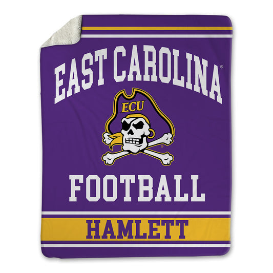 East Carolina - NCAA Football : Kanen Hamlett - Blanket-0
