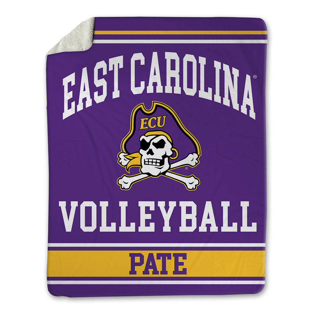 East Carolina - NCAA Women's Volleyball : Ellie Pate - Blanket-0