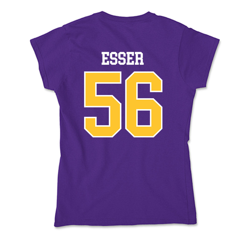 East Carolina - NCAA Football : Bryson Esser - Classic Shersey Soft Style Women’s T-Shirt-1