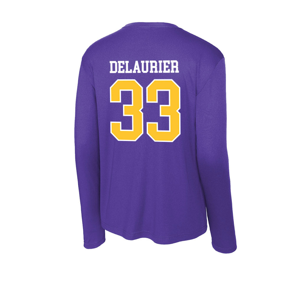 East Carolina - NCAA Men's Basketball : Eli DeLaurier - Classic Shersey Activewear Long Sleeve T-Shirt-1