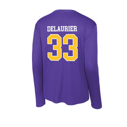 East Carolina - NCAA Men's Basketball : Eli DeLaurier - Classic Shersey Activewear Long Sleeve T-Shirt-1