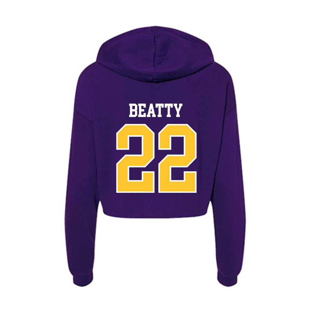 East Carolina - NCAA Football : Michael Beatty - Classic Shersey Women's Crop Fleece Hooded Sweatshirt-1