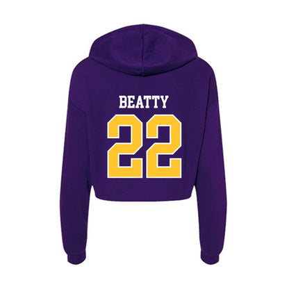 East Carolina - NCAA Football : Michael Beatty - Classic Shersey Women's Crop Fleece Hooded Sweatshirt-1