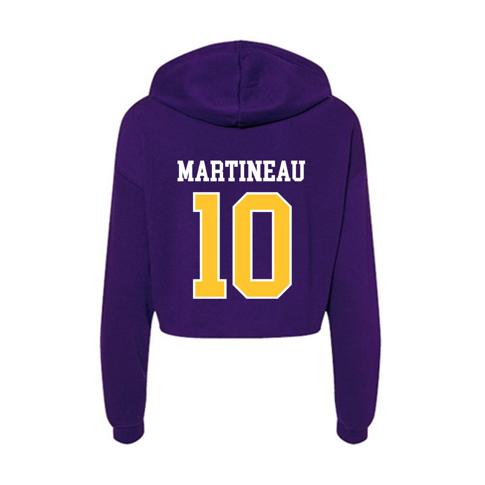 East Carolina - NCAA Softball : Lillian Martineau - Classic Shersey Women's Crop Fleece Hoodie-1