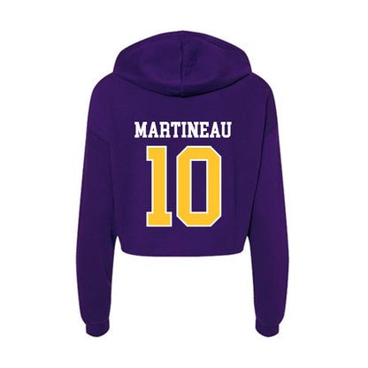 East Carolina - NCAA Softball : Lillian Martineau - Classic Shersey Women's Crop Fleece Hoodie-1