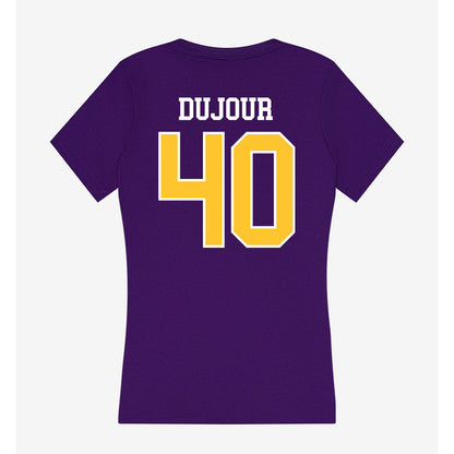 East Carolina - NCAA Football : Kendrick DuJour - Classic Shersey Women's V-Neck T-Shirt-1