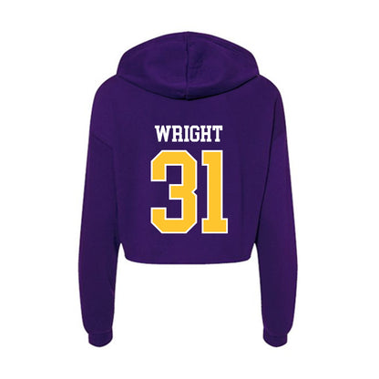 East Carolina - NCAA Football : McCallum Wright - Classic Shersey Women's Crop Fleece Hoodie-1