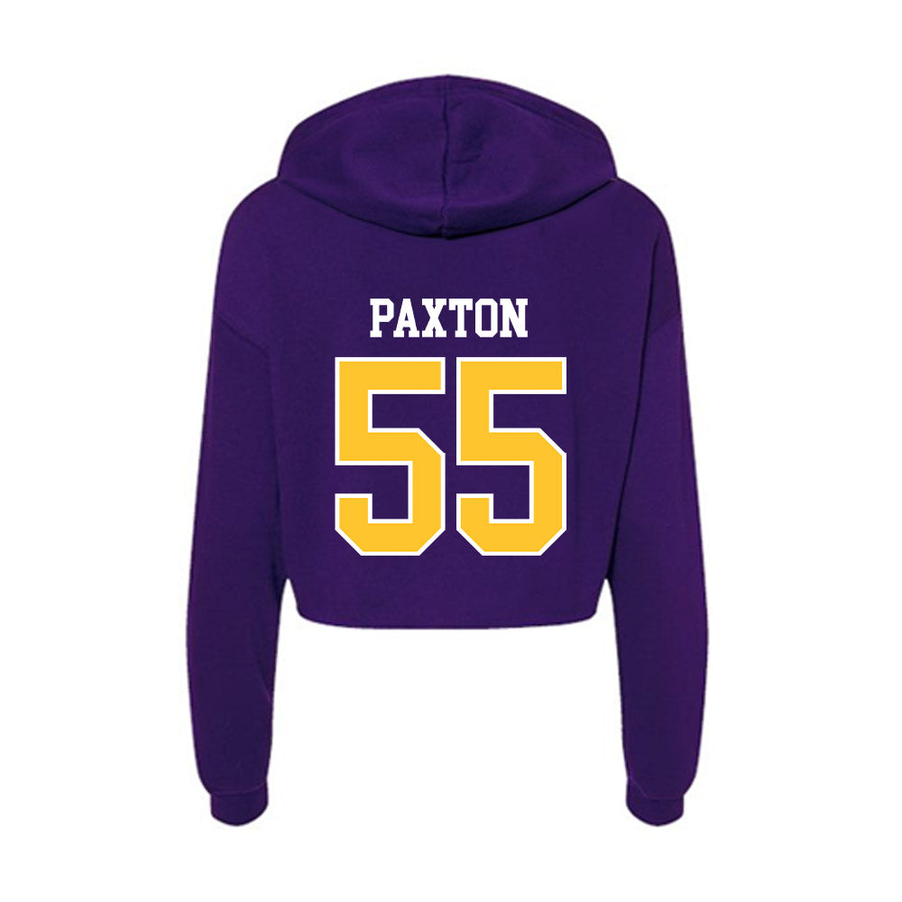 East Carolina - NCAA Baseball : Thomas Paxton - Classic Shersey Women's Crop Fleece Hoodie-1