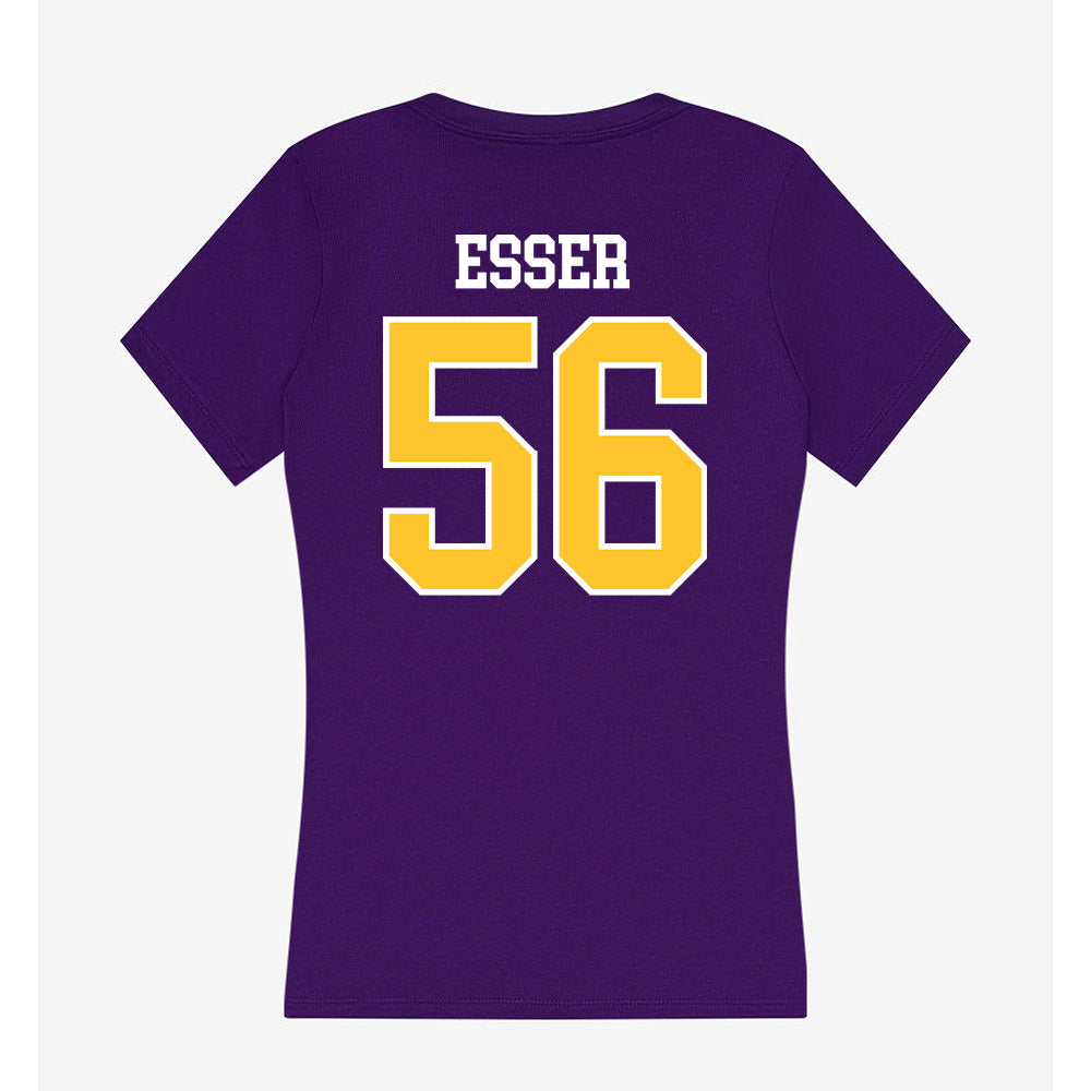 East Carolina - NCAA Football : Bryson Esser - Classic Shersey Women's V-Neck T-Shirt-1