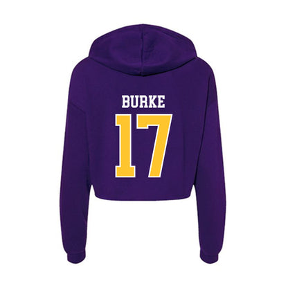 East Carolina - NCAA Football : Trey Burke - Classic Shersey Women's Crop Fleece Hoodie-1