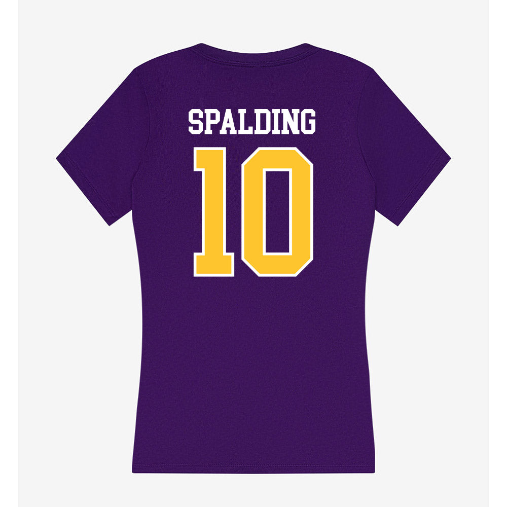 East Carolina - NCAA Football : Brock Spalding - Classic Shersey Women's V-Neck T-Shirt-1