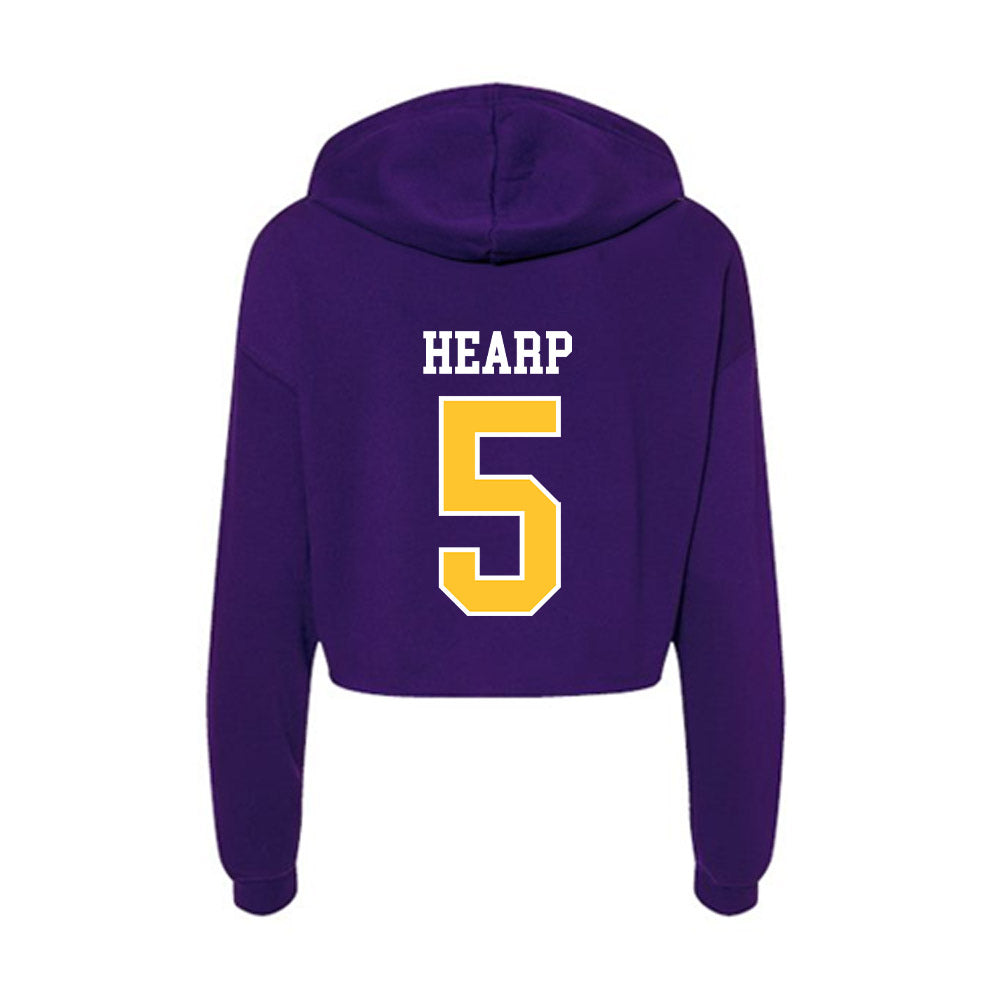 East Carolina - NCAA Women's Basketball : Jayla Hearp - Classic Shersey Women's Crop Fleece Hoodie-1