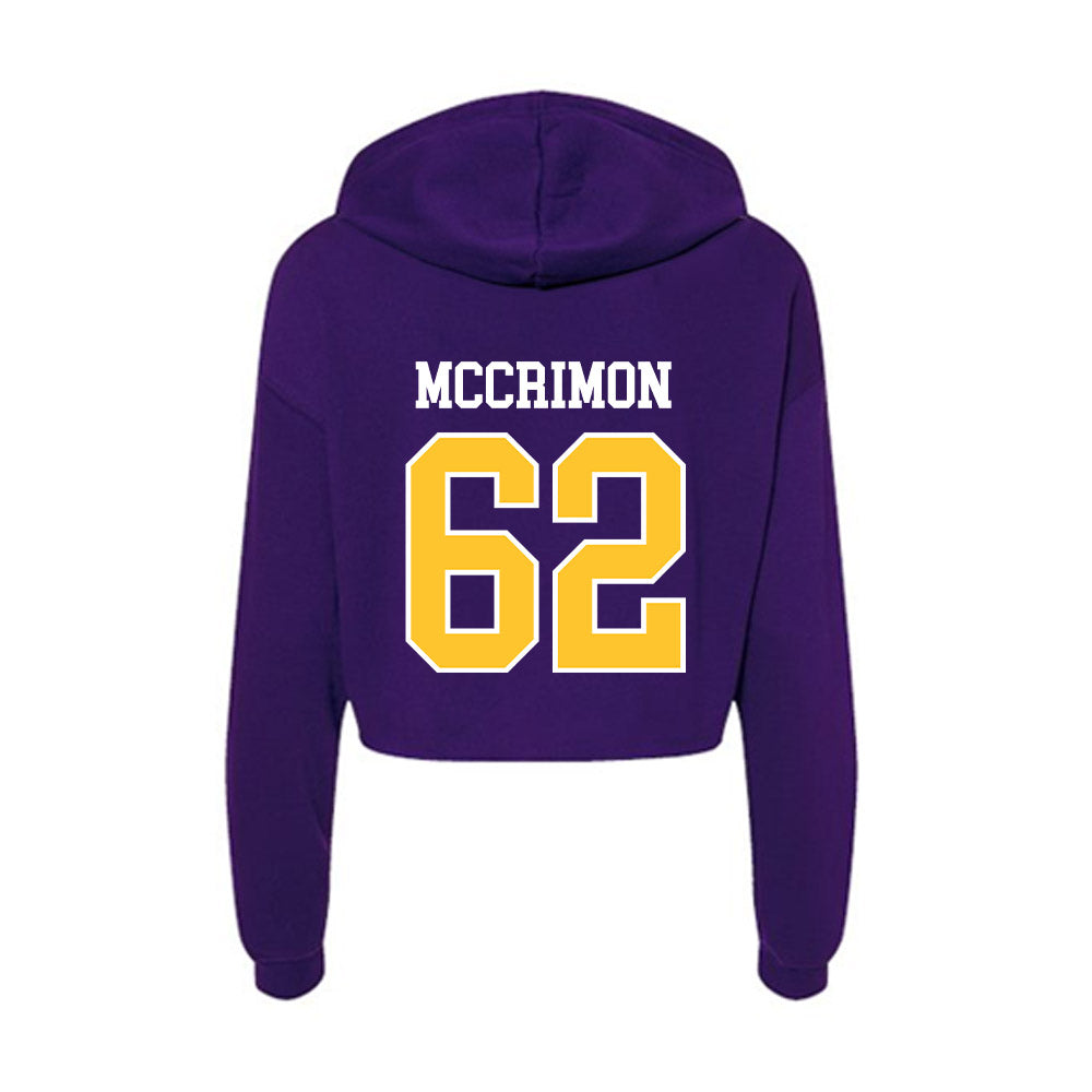 East Carolina - NCAA Football : Jimarion McCrimon - Classic Shersey Women's Crop Fleece Hoodie-1
