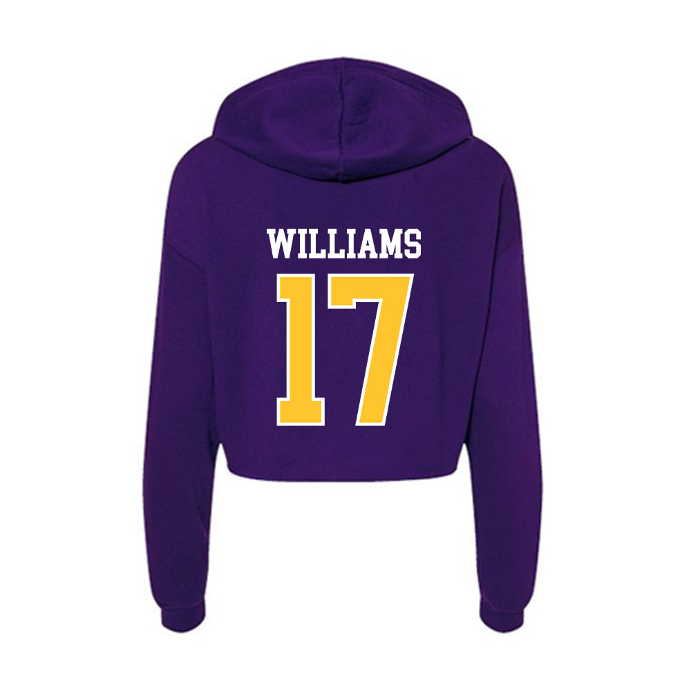 East Carolina - NCAA Football : Johnny Williams - Classic Shersey Women's Crop Fleece Hoodie-1