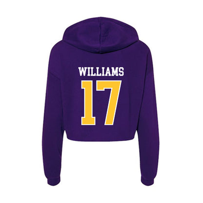 East Carolina - NCAA Football : Johnny Williams - Classic Shersey Women's Crop Fleece Hoodie-1