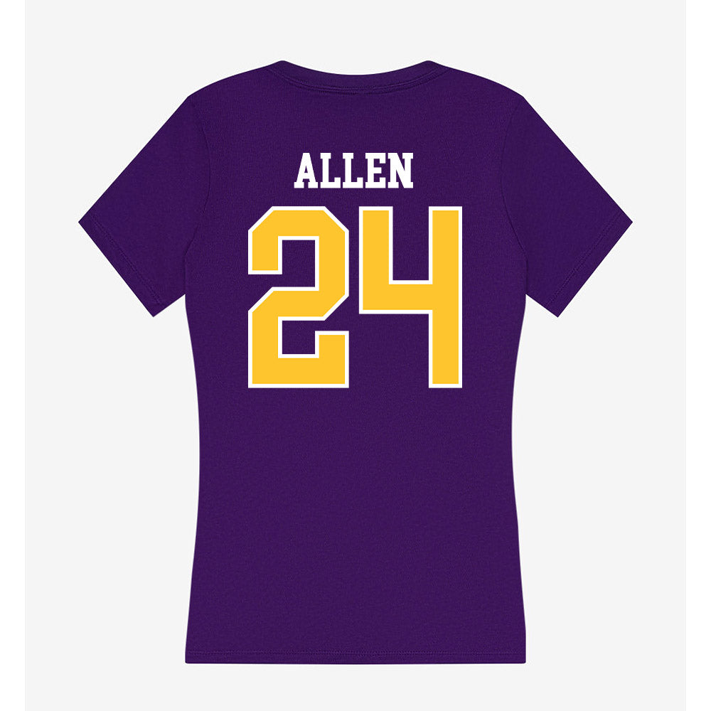 East Carolina - NCAA Football : Michael Allen - Classic Shersey Women's V-Neck T-Shirt-1