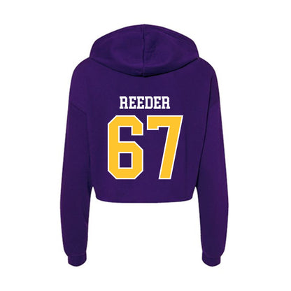 East Carolina - NCAA Football : Peyton Reeder - Classic Shersey Women's Crop Fleece Hoodie-1