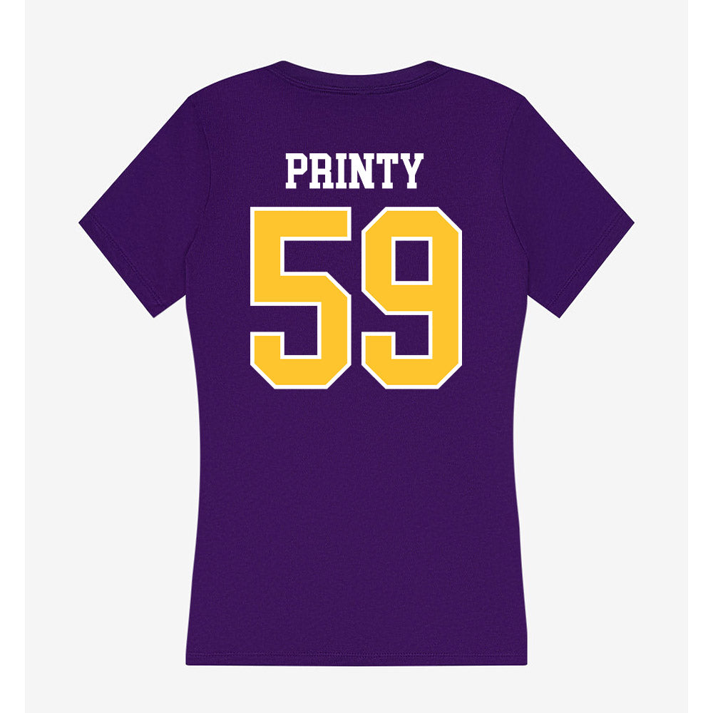 East Carolina - NCAA Football : Reagan Printy - Classic Shersey Women's V-Neck T-Shirt-1