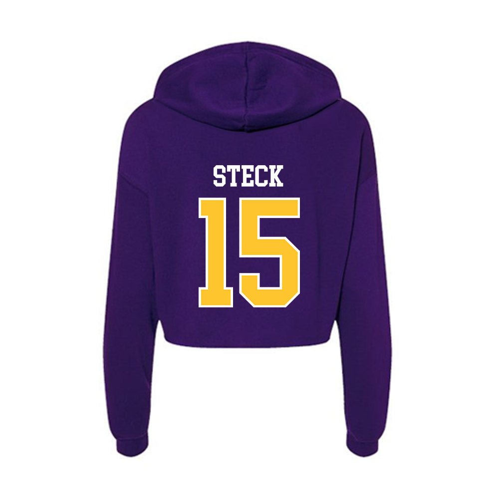 East Carolina - NCAA Women's Soccer : Ella Steck - Classic Shersey Women's Crop Fleece Hoodie-1