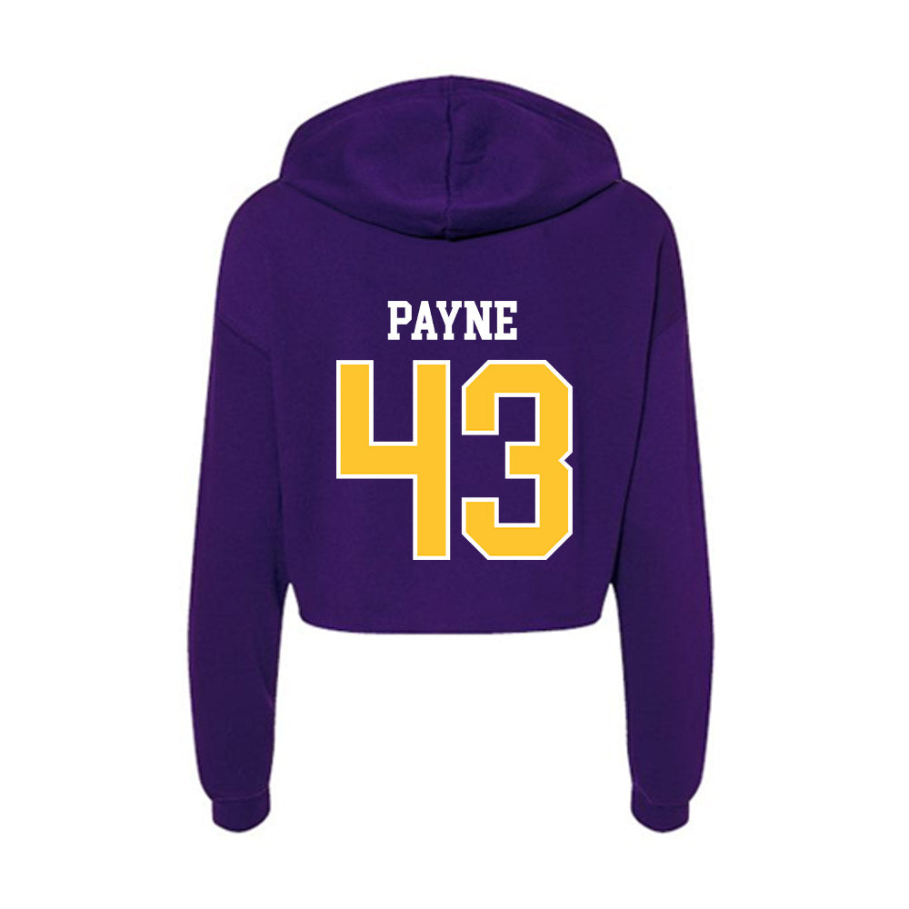East Carolina - NCAA Baseball : Luke Payne - Classic Shersey Women's Crop Fleece Hoodie-1