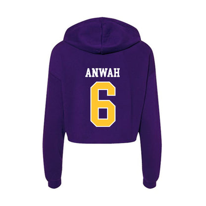 East Carolina - NCAA Women's Volleyball : Olivia Anwah - Classic Shersey Women's Crop Fleece Hoodie-1