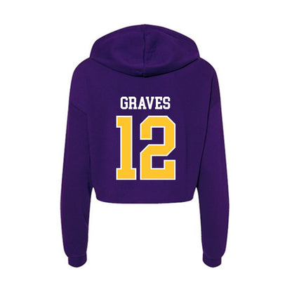 East Carolina - NCAA Football : Chance Graves - Classic Shersey Women's Crop Fleece Hoodie-1