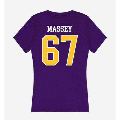 East Carolina - NCAA Football : Xavier Massey - Classic Shersey Women's V-Neck T-Shirt-1