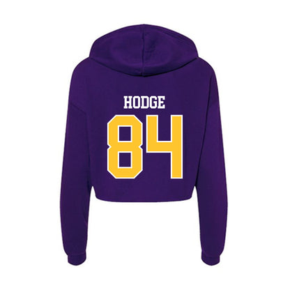 East Carolina - NCAA Football : Connor Hodge - Classic Shersey Women's Crop Fleece Hoodie-1