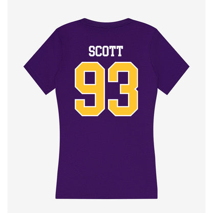 East Carolina - NCAA Football : Everett Scott - Classic Shersey Women's V-Neck T-Shirt-1