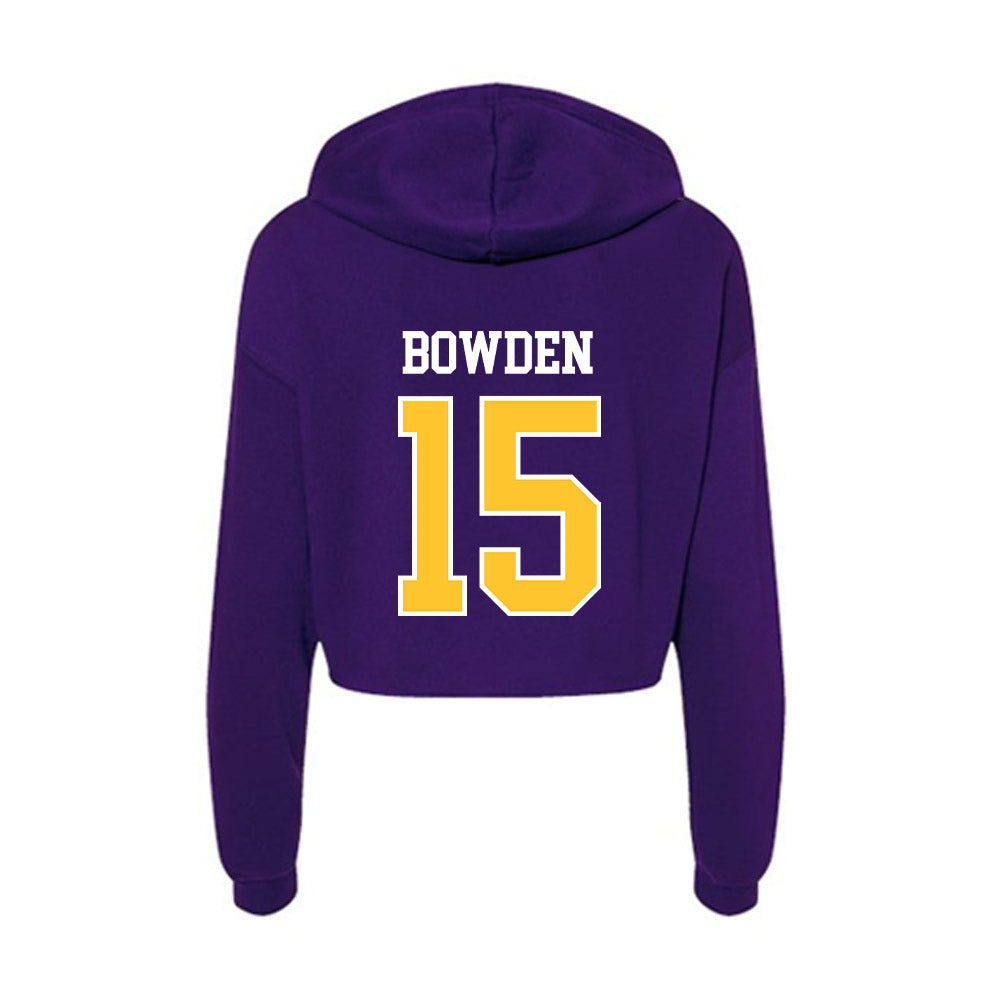 East Carolina - NCAA Football : Jaylen Bowden - Classic Shersey Women's Crop Fleece Hooded Sweatshirt-1