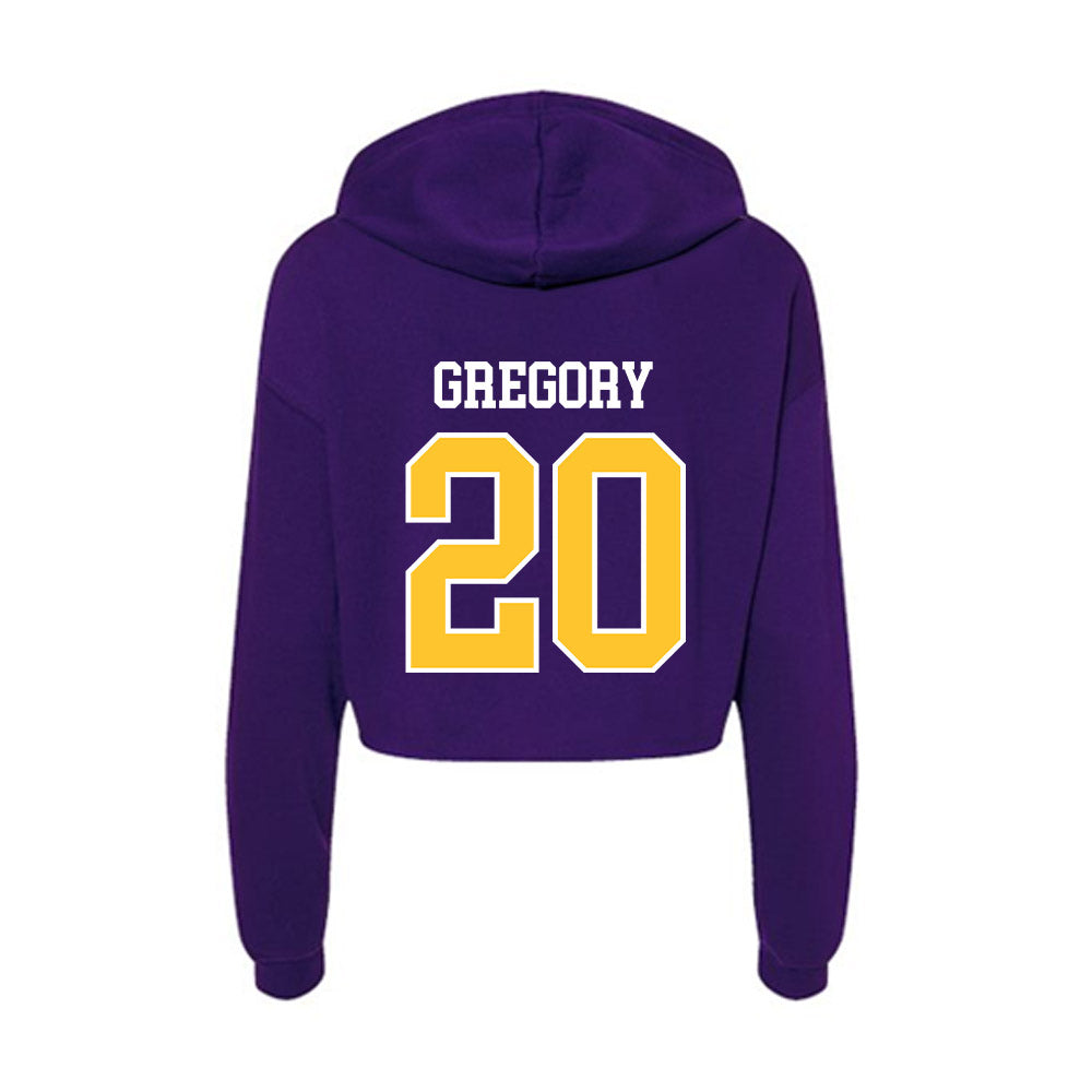 East Carolina - NCAA Women's Soccer : Mackenna Gregory - Classic Shersey Women's Crop Fleece Hoodie-1
