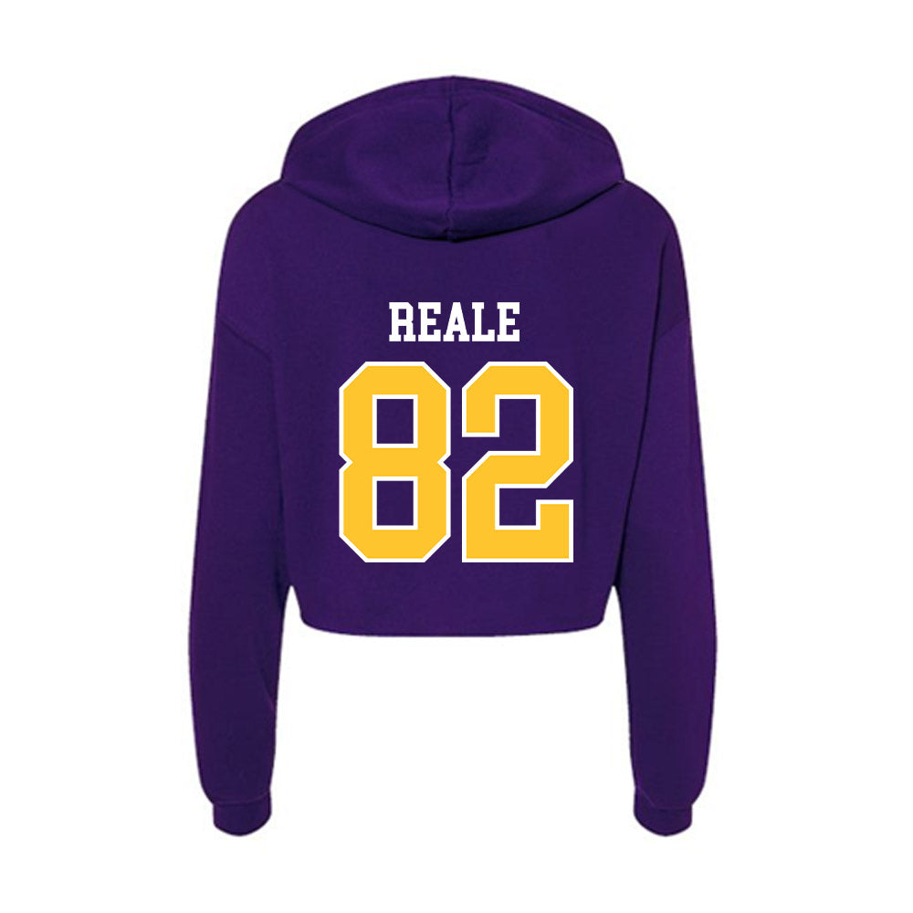 East Carolina - NCAA Football : Gage Reale - Classic Shersey Women's Crop Fleece Hoodie-1