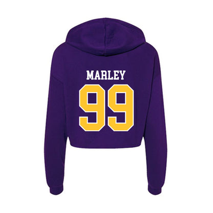 East Carolina - NCAA Baseball : Gavin Marley - Classic Shersey Women's Crop Fleece Hoodie-1
