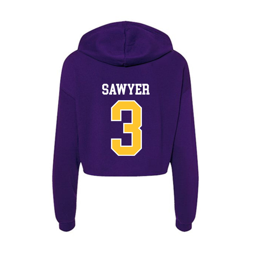 East Carolina - NCAA Softball : Anna Sawyer - Classic Shersey Women's Crop Fleece Hoodie-1
