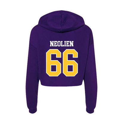 East Carolina - NCAA Football : Marleo Neolien - Classic Shersey Women's Crop Fleece Hooded Sweatshirt-1