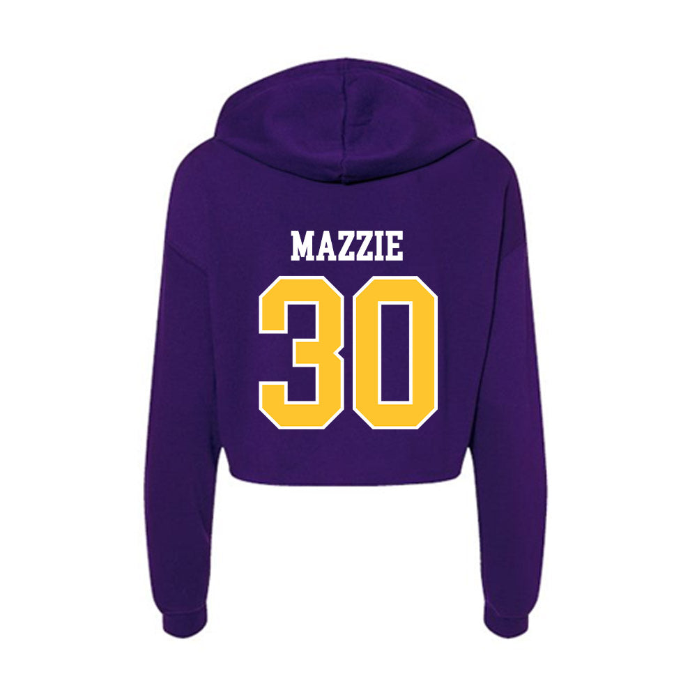 East Carolina - NCAA Football : Nick Mazzie - Classic Shersey Women's Crop Fleece Hoodie-1