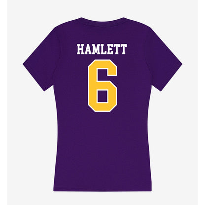 East Carolina - NCAA Football : Kanen Hamlett - Classic Shersey Women's V-Neck T-Shirt-1