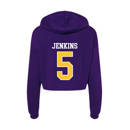 East Carolina - NCAA Football : Parker Jenkins - Classic Shersey Women's Crop Fleece Hoodie-1