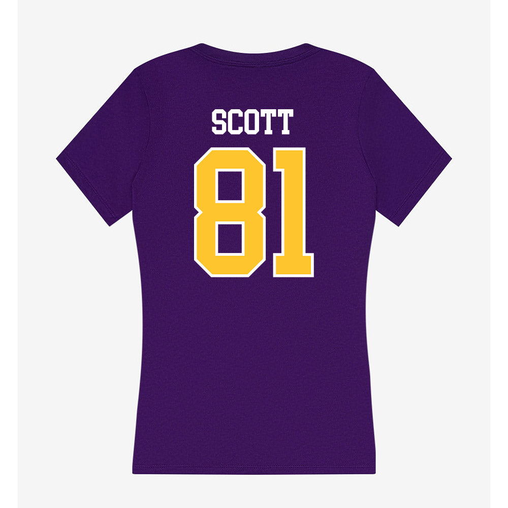 East Carolina - NCAA Football : Mason Scott - Classic Shersey Women's V-Neck T-Shirt-1