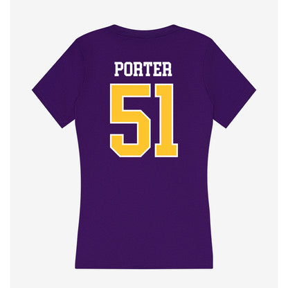 East Carolina - NCAA Football : Lindell Porter - Classic Shersey Women's V-Neck T-Shirt-1
