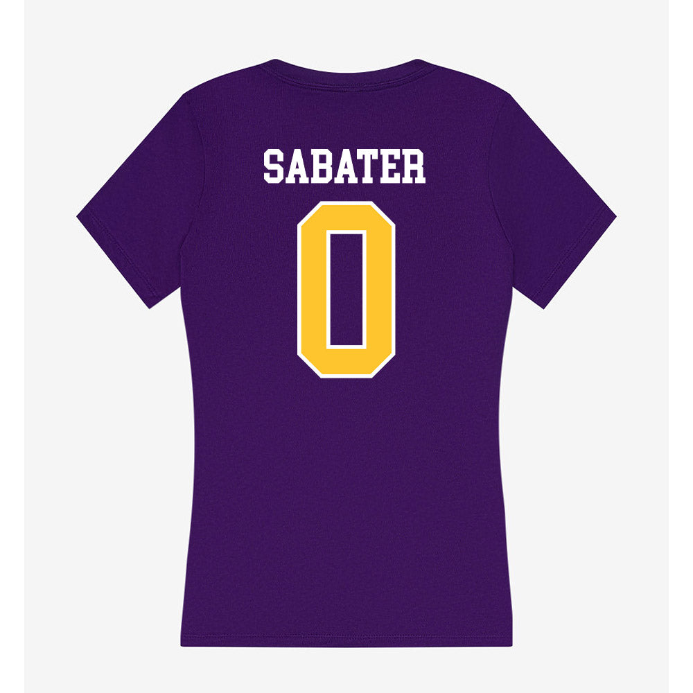East Carolina - NCAA Baseball : Jeff Sabater - Classic Shersey Women's V-Neck T-Shirt-1