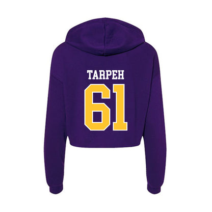 East Carolina - NCAA Football : Jayson Tarpeh - Classic Shersey Women's Crop Fleece Hoodie-1