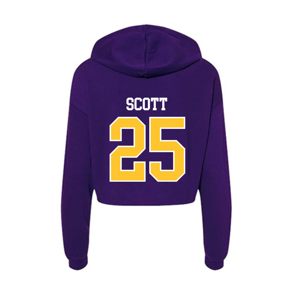 East Carolina - NCAA Softball : Mary-Kathryn Scott - Classic Shersey Women's Crop Fleece Hoodie-1