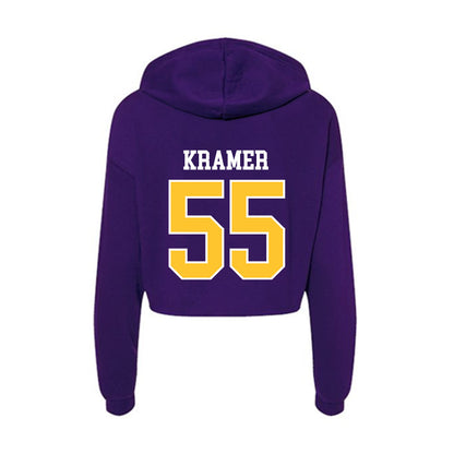 East Carolina - NCAA Football : Ethan Kramer - Classic Shersey Women's Crop Fleece Hoodie-1